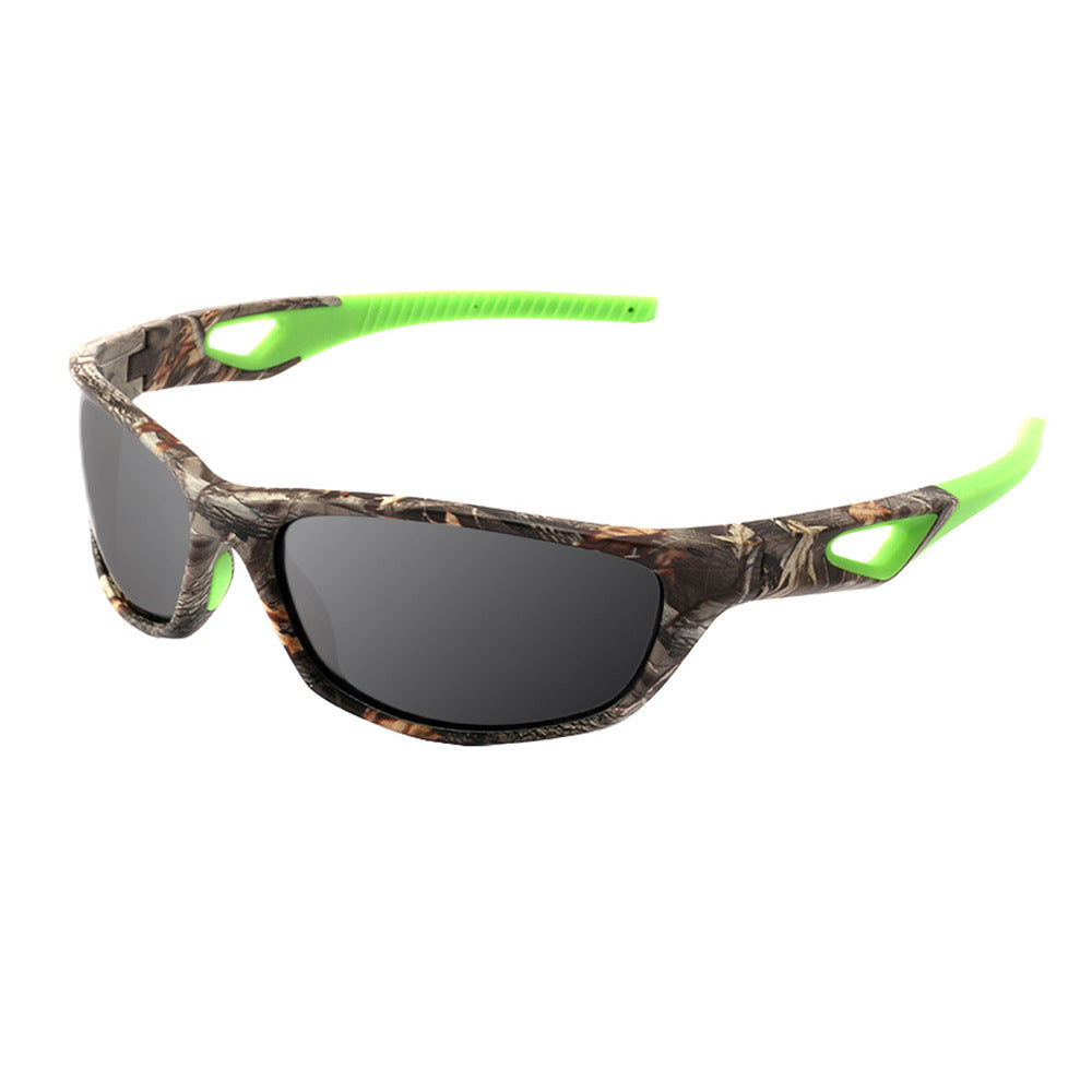 Europe et États-Unis camouflage lunettes de sport équitation pêche lunettes de soleil polarisées film couleur lunettes polarisées