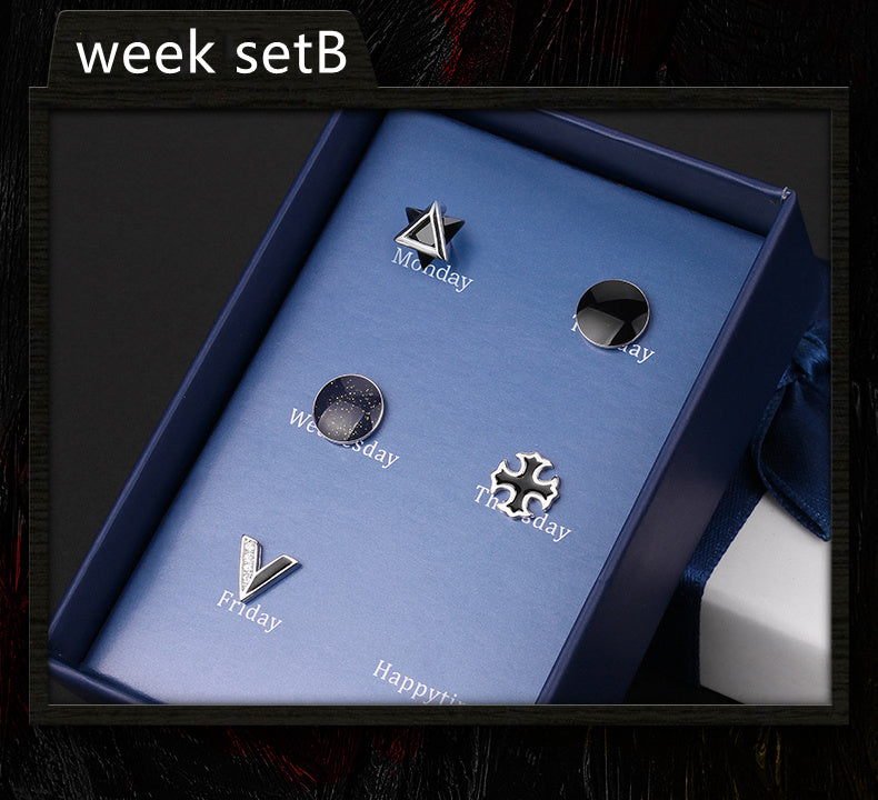 925 Silver Men''s Earrings single fashionable silver earrings