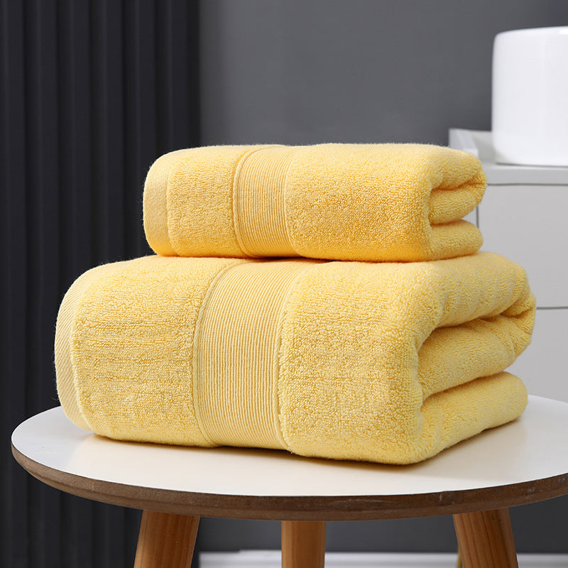 Serviette de bain épaisse en pur coton à séchage rapide et absorbante