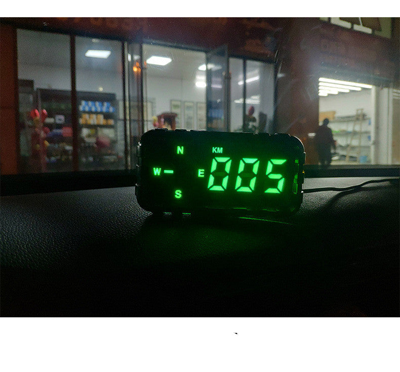 New Car Head Up Display Compass GPS Speedometer Alarm