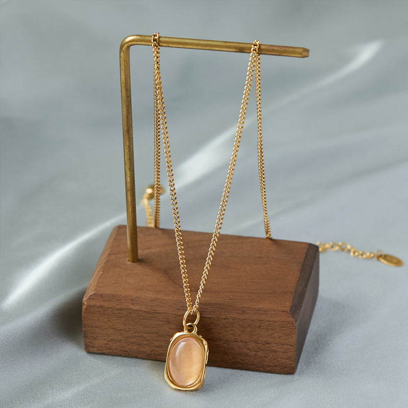 Women's Roman Metal Necklace Collarbone Chain
