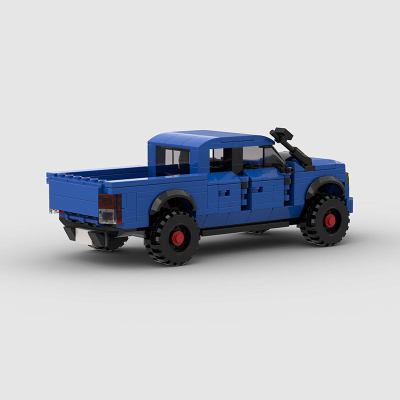 Tacoma TRD Pro Off-road Car Pickup Truck MOC Small Particles Educational Building Blocks Toy