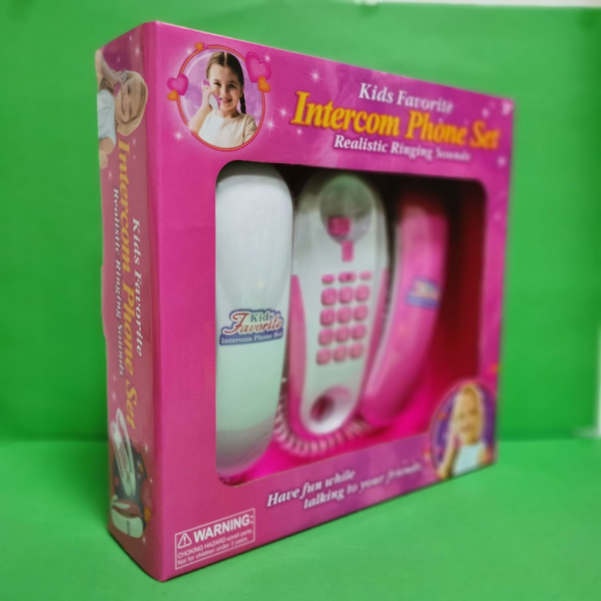 Intercom Phone Toy Children's Simulation Telephone Play House Toy Children's Walkie-talkie A Pair Of Real Calls
