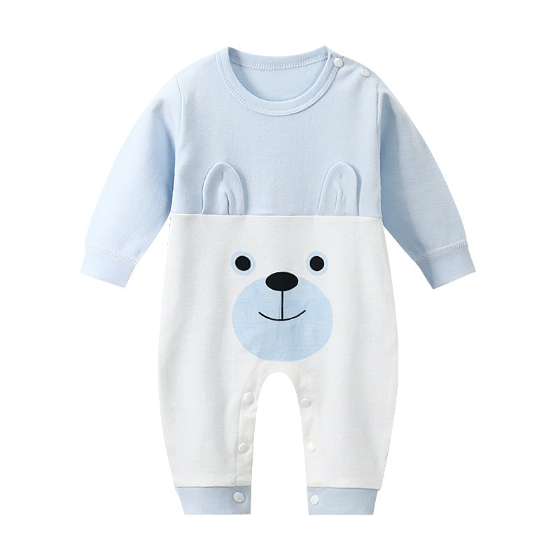 Baby Romper Long Sleeve Cartoon Printing Spring Autumn