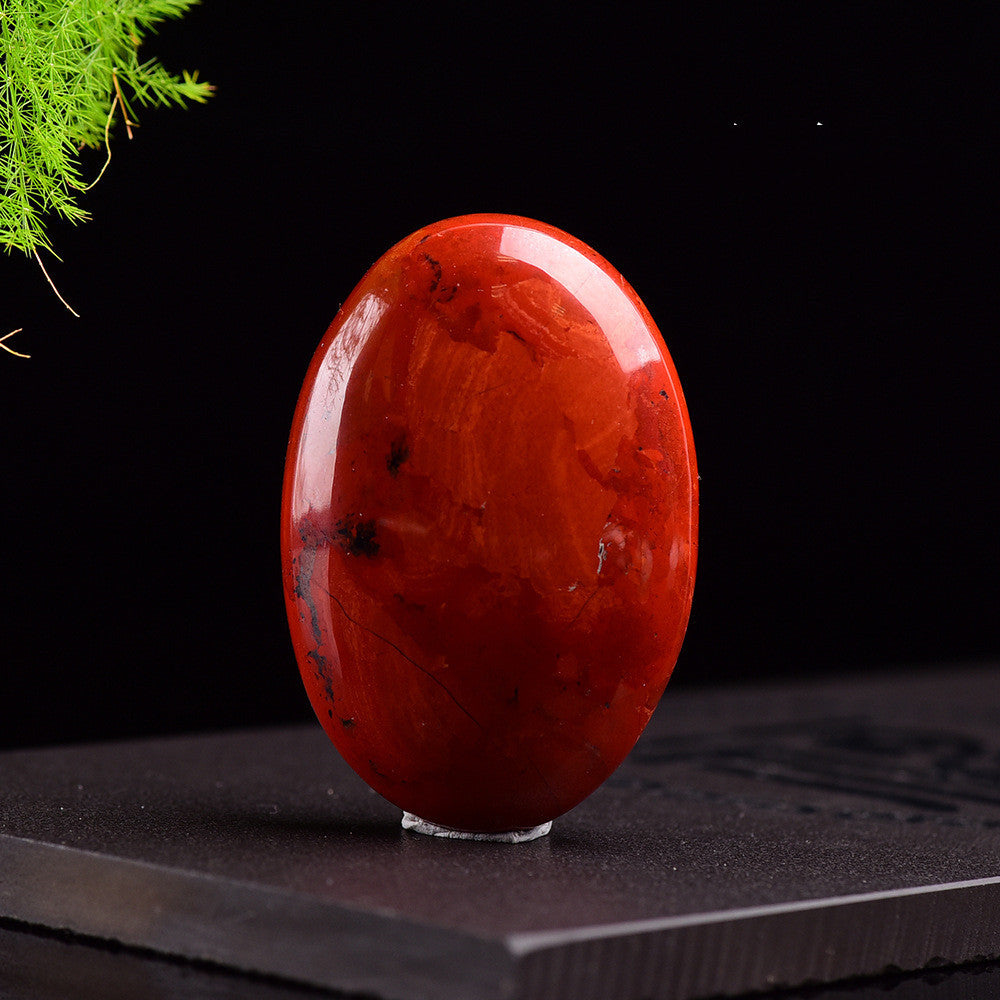 Compresse chaude en agate de jade de cristal naturel