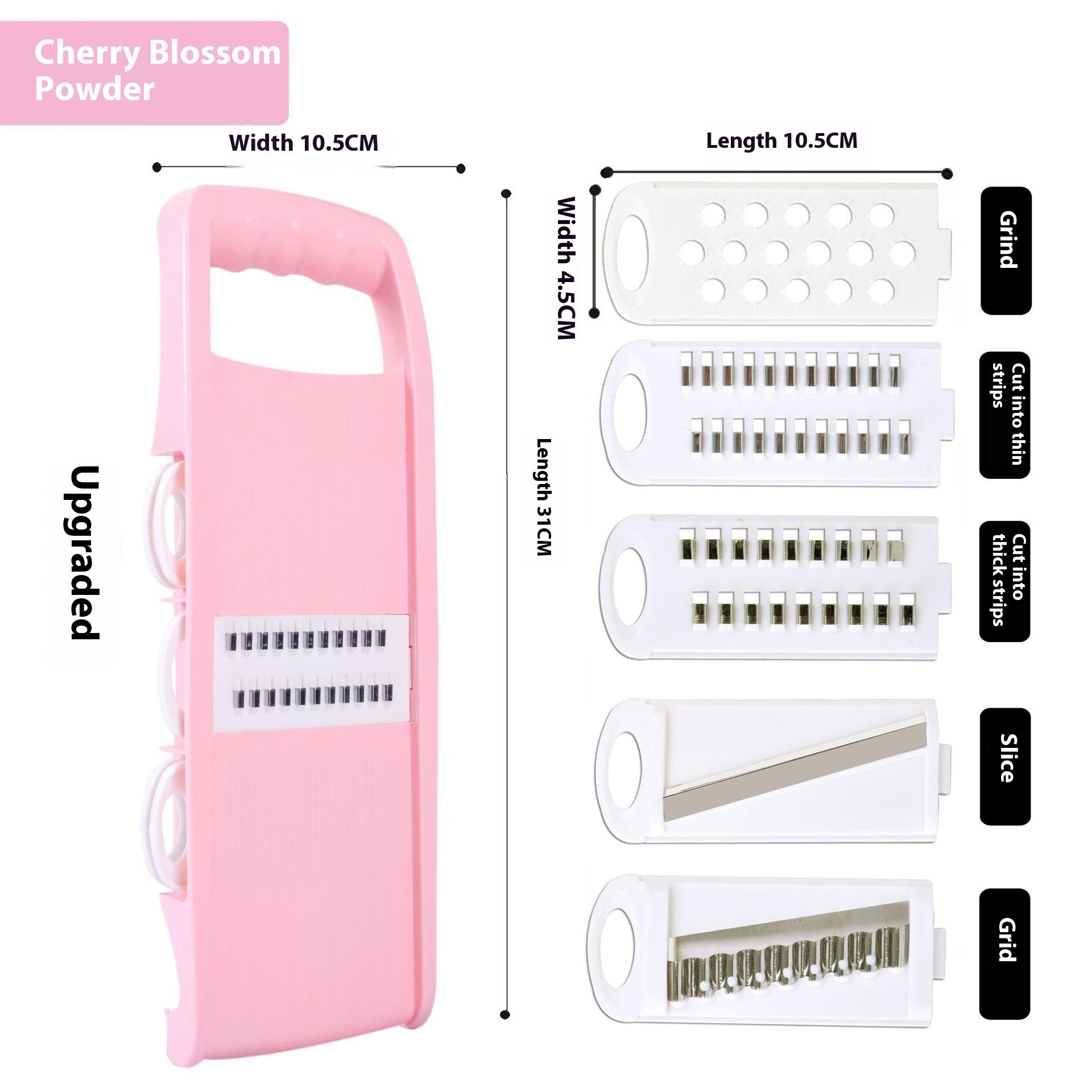 Kitchen Grater Household Slicer Multi-functional Hand Guard