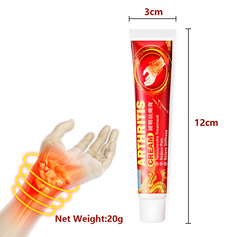 Crème de soin pour les mains, le pouce et le poignet (syndrome de la souris)