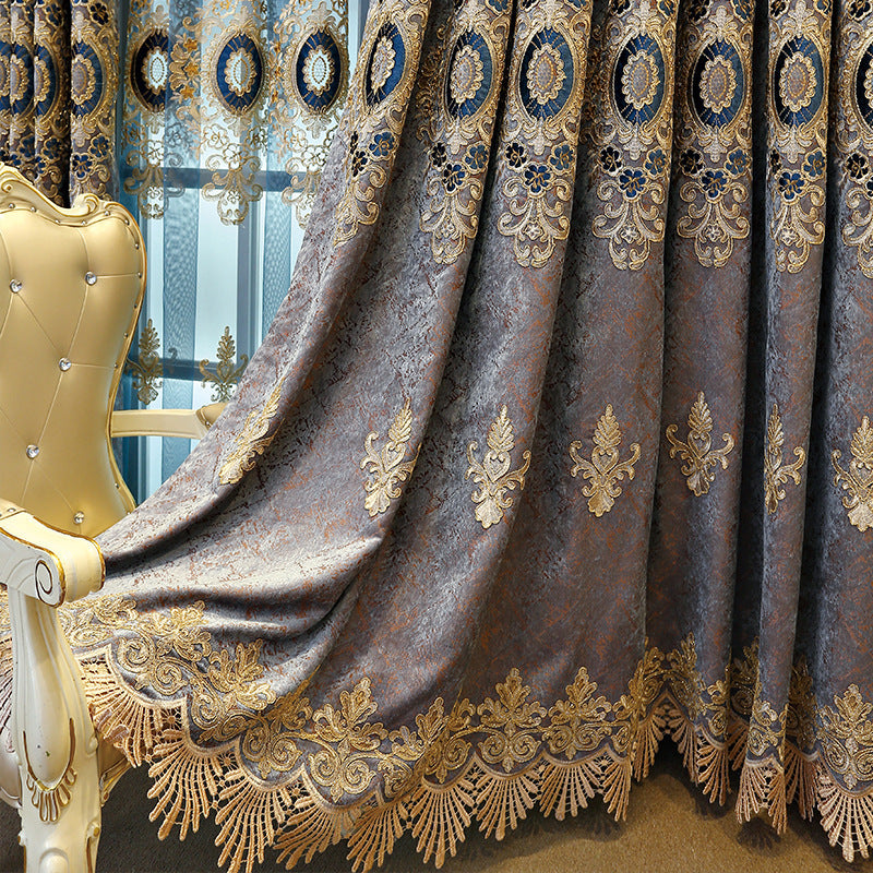 Salon Chambre Broderie Rideau Occultant