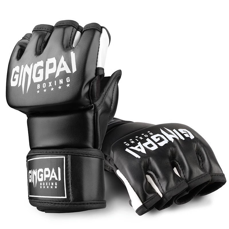 Gants de Boxe Demi-Doigts Hommes et Femmes Adultes