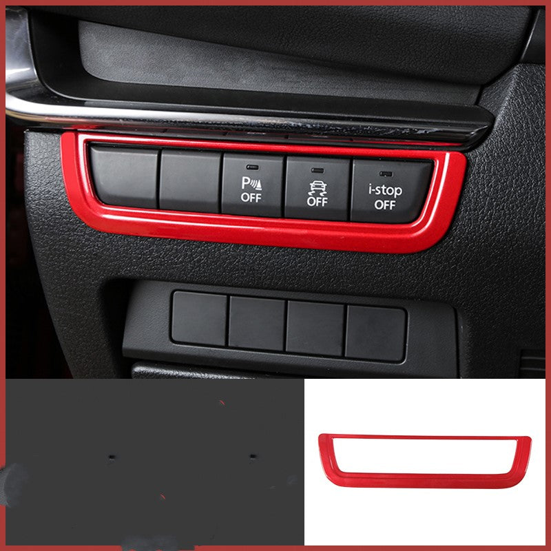 Decorative sequin stickers for interior control gears