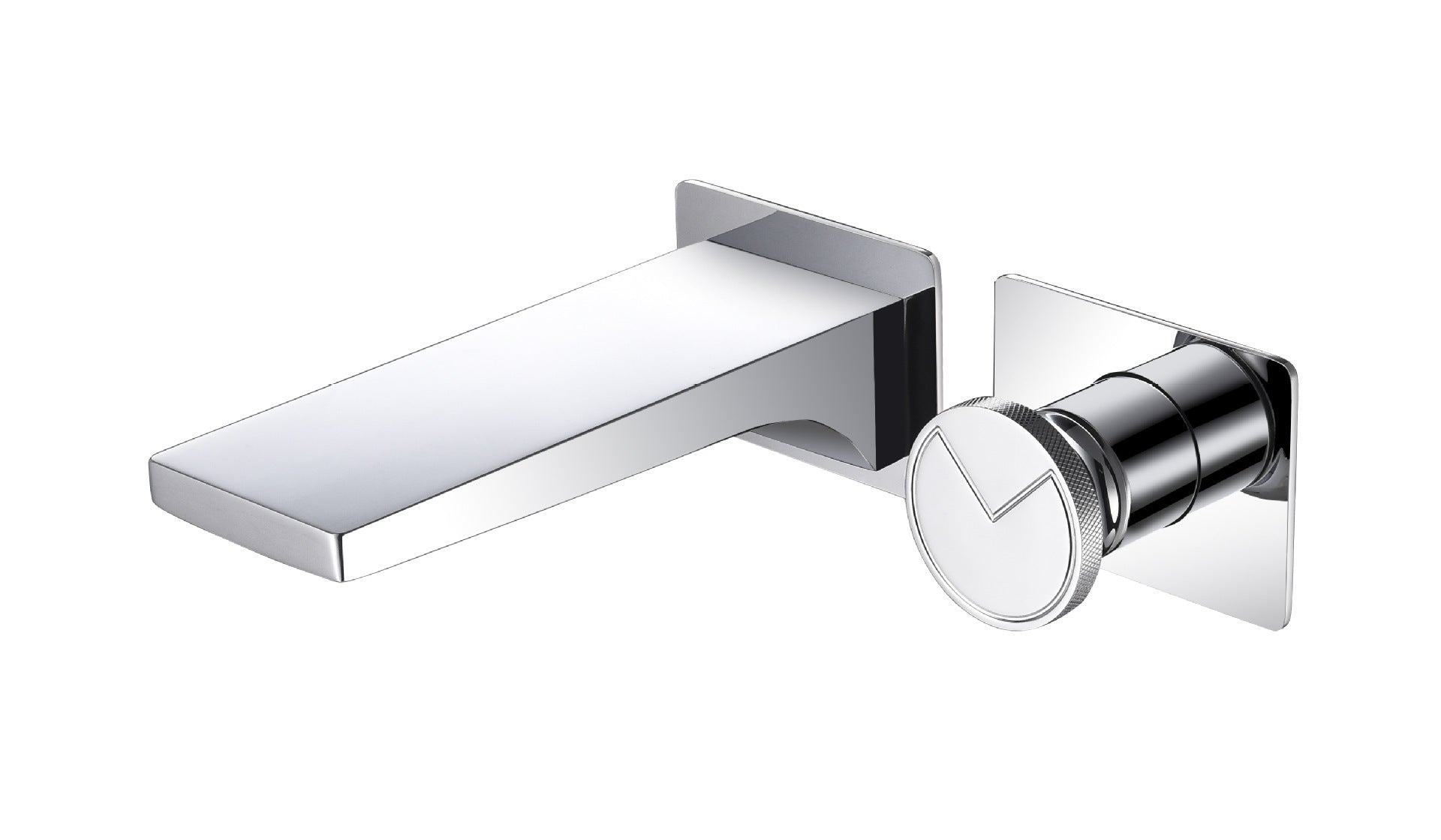 Robinet de lavabo encastré en cuivre