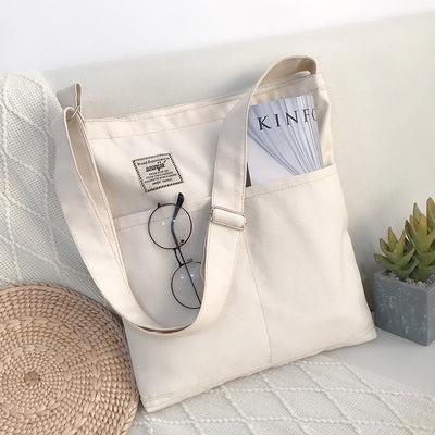 Crossbody Japanese large-capacity canvas bag