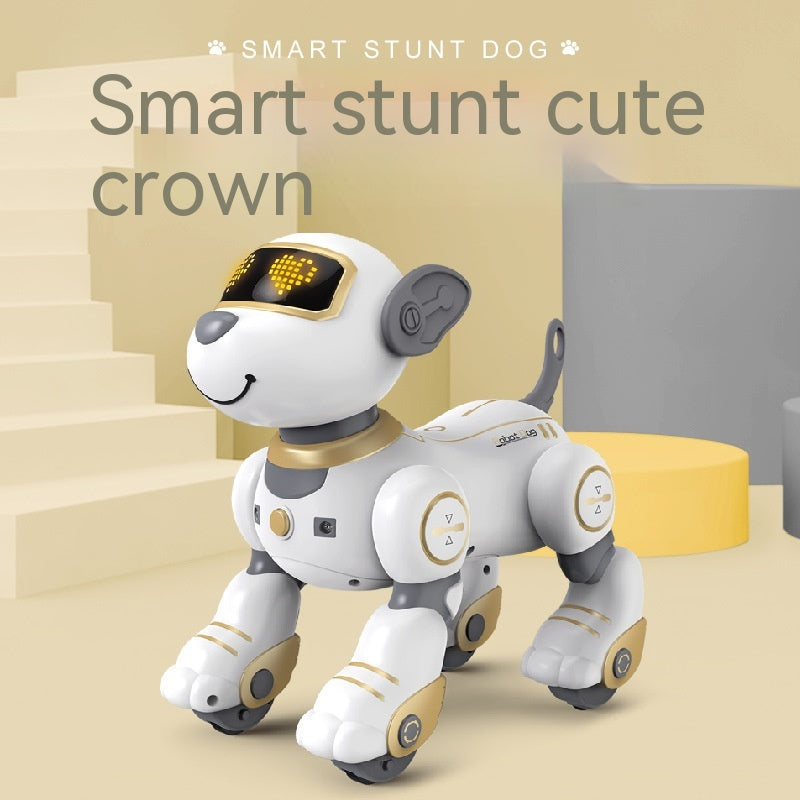 Chien robot intelligent de simulation cascadeur télécommandé électrique