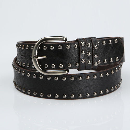 Ceinture pour femme style punk, polyvalente et tendance