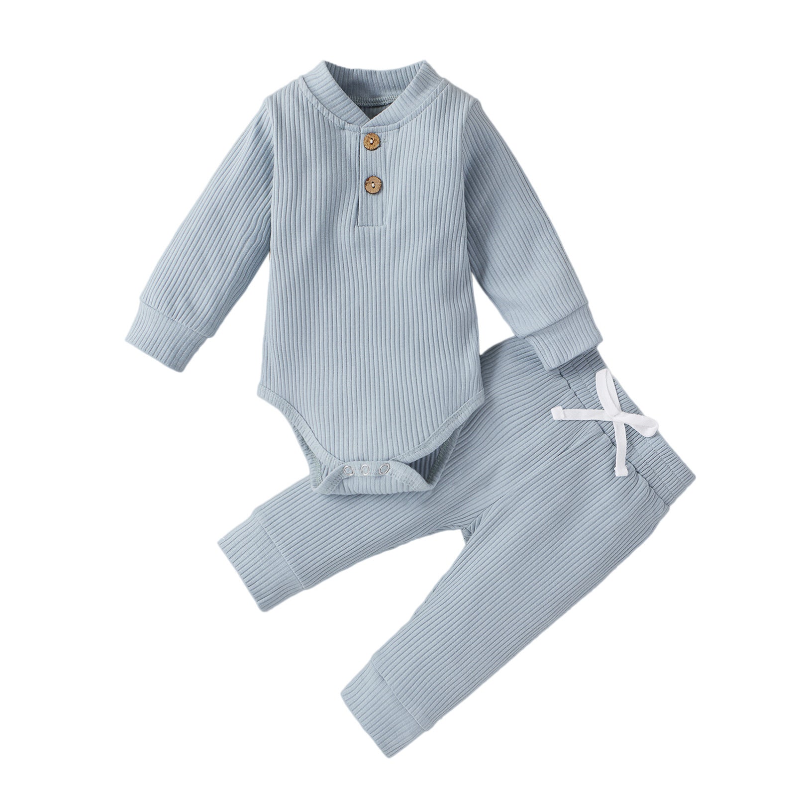 Infant Cotton Long-sleeved Jumpsuit Trousers Suit
