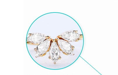 Palace Style Crown Ring Female Hand Jewelry