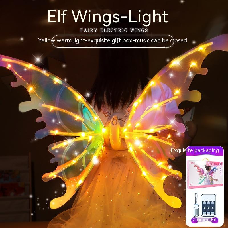Girl Light-emitting Butterfly Electric Wings Toys With Lights