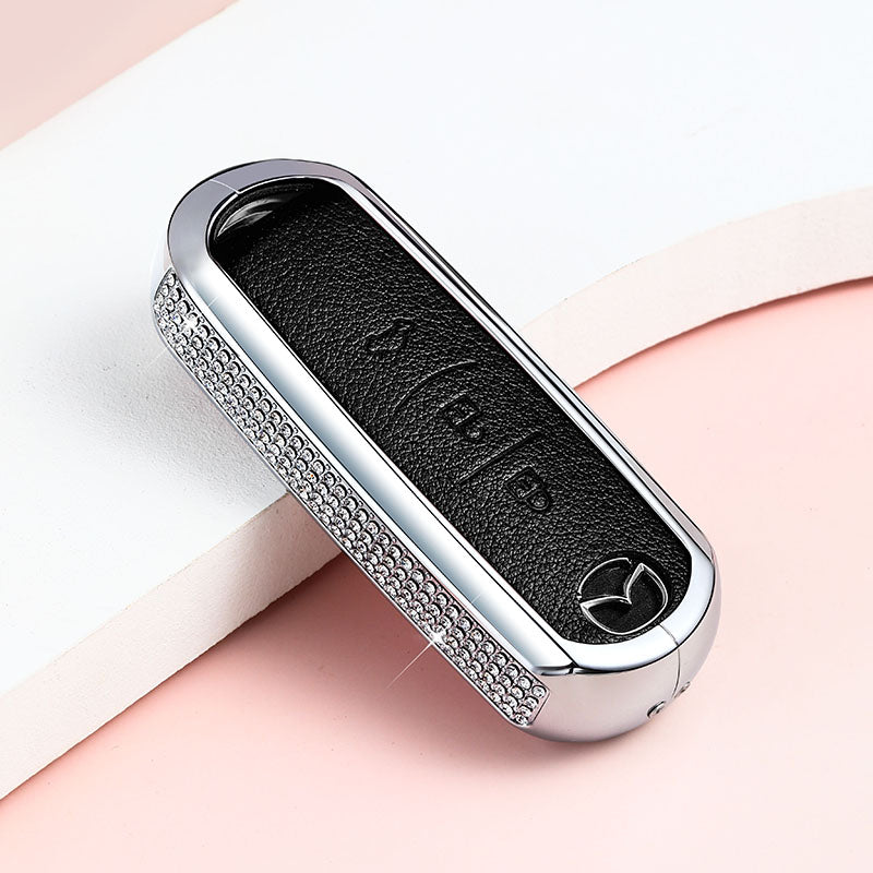 Diamond-encrusted Car Key Case Buckle Bag