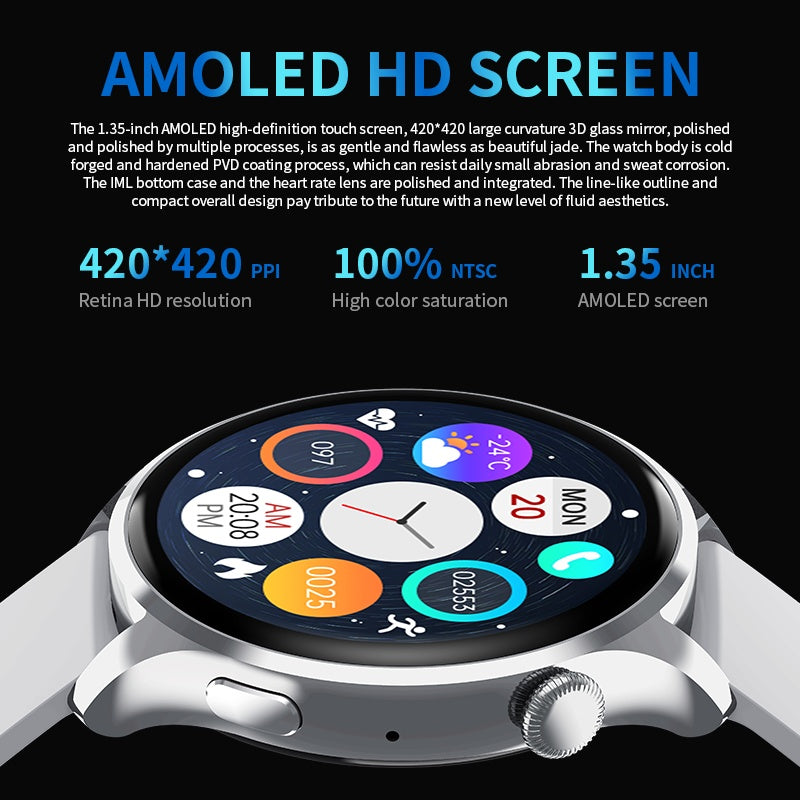 Bluetooth Call Heart Rate Smart Pedometer Sports Watch