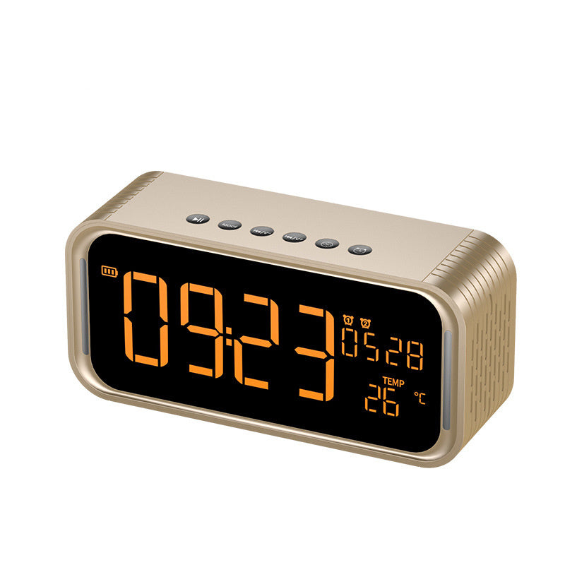 Private Model Big Screen Dual Alarm Clock Bluetooth Speaker