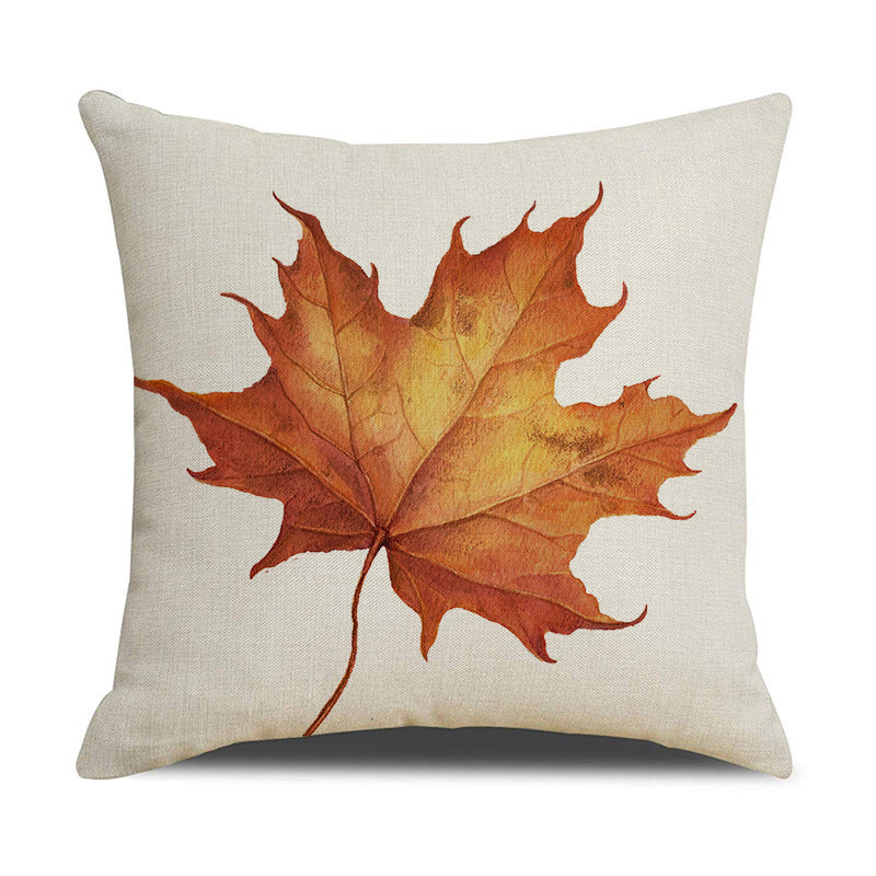 Taie d'oreiller de Thanksgiving Housse de coussin décorative citrouille