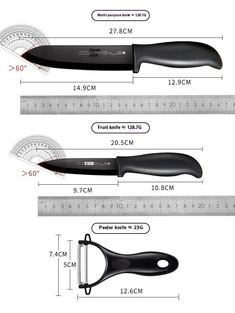 Household Kitchen Grinding-free Ceramic Fruit Knife