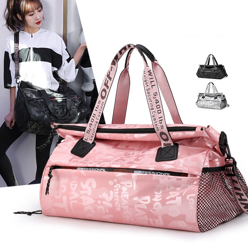 Fitness Bag Large Capacity Portable Diagonal Training Bag