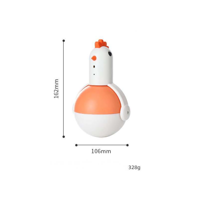 Electric Cat Toy Chicken Glass Laser Sound Cat Toy