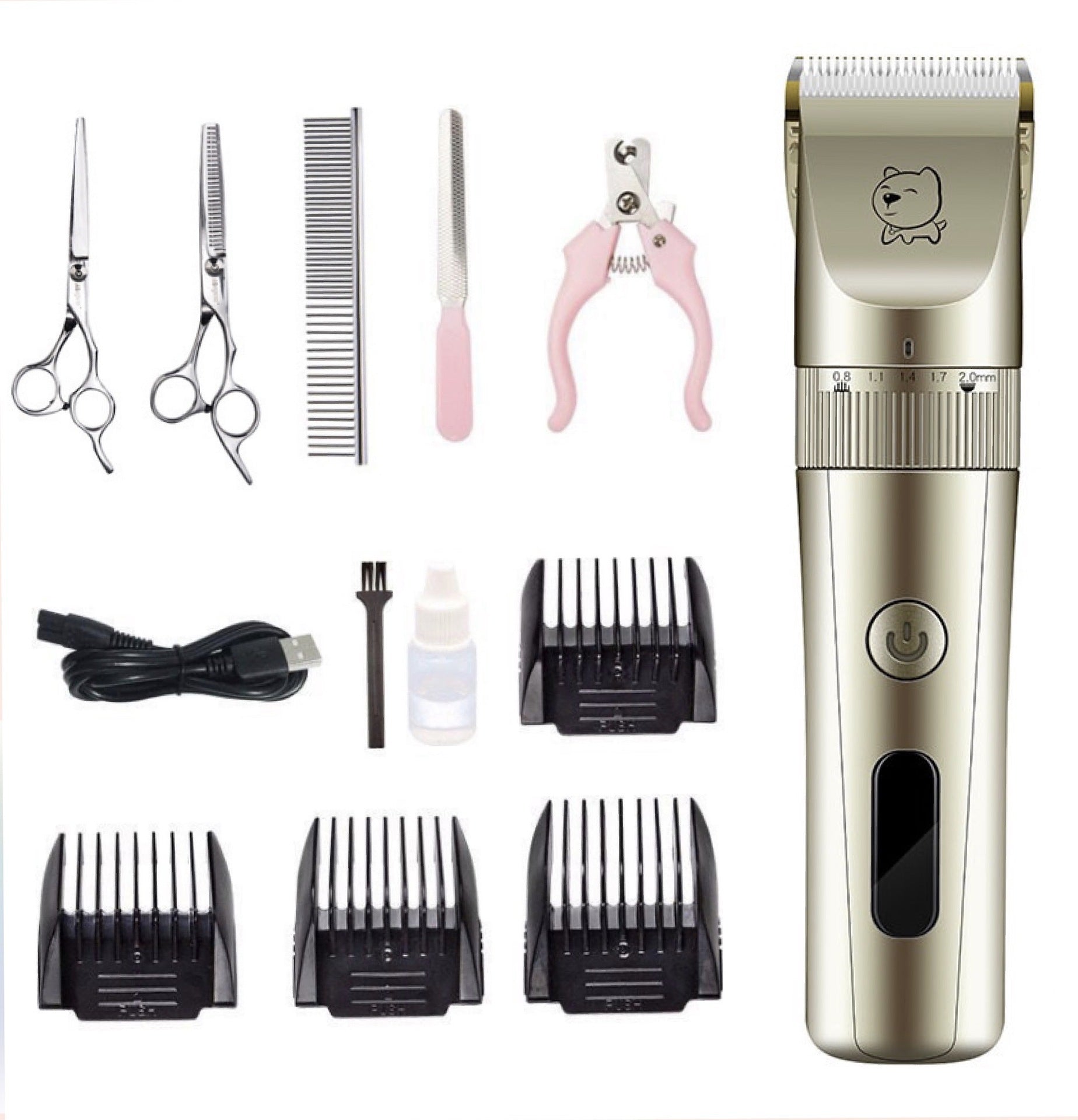 Dog Hair Cutting Professional Pet Knife Head Hair Pusher