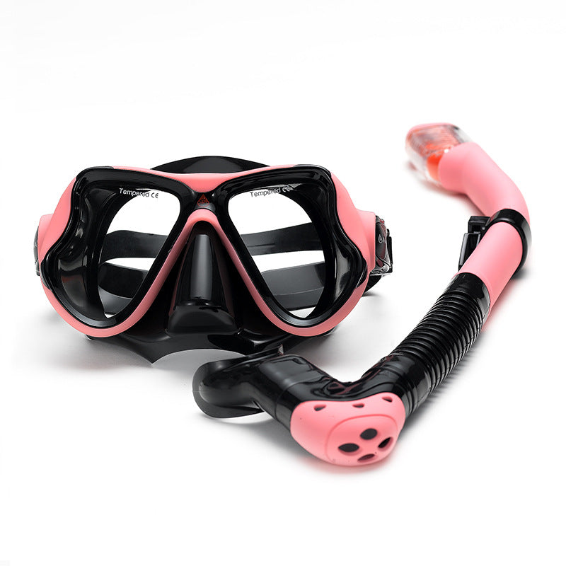 Équipement de natation pour adultes Masque de plongée Tuba Combinaison deux pièces