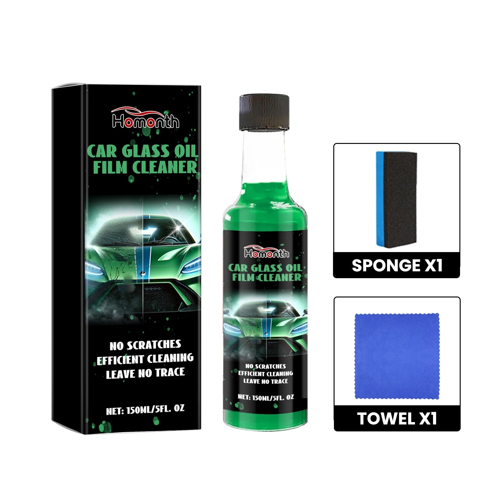 Car Glass Oil Film Cleaner