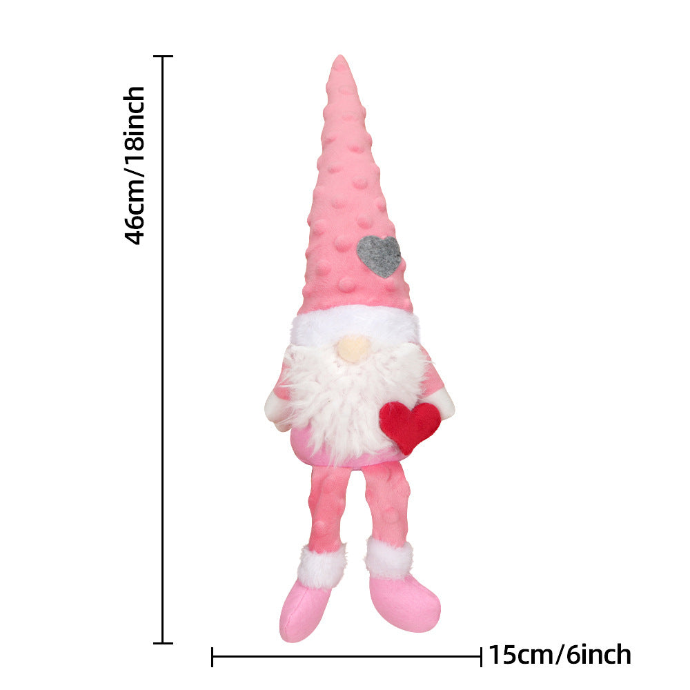 Cadeau de la Saint-Valentin : poupée sans visage Rudolph