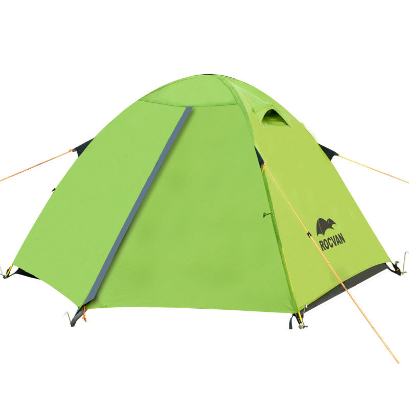 Tente de camping pliante double couche toutes saisons pour activités de plein air