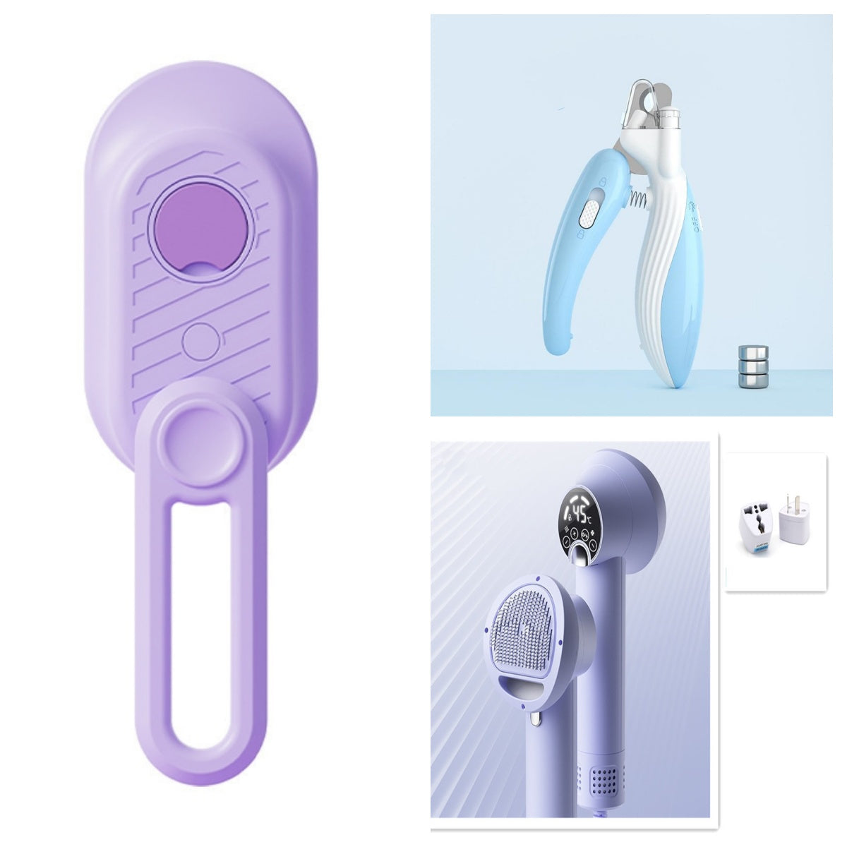 Coupe-ongles pour animaux de compagnie Coupe-ongles pour chiens Coupe-ongles pour chats Coupe-ongles électrique LED Accessoires pour animaux de compagnie Coupe-ongles lumineux pour animaux de compagnie