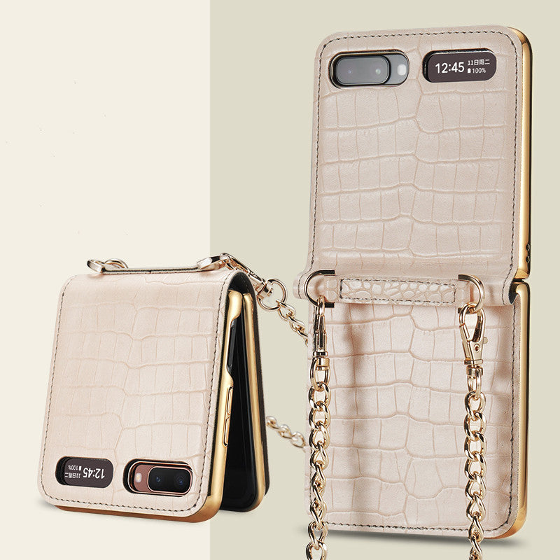 Coque de téléphone portable créative avec miroir en diagonale