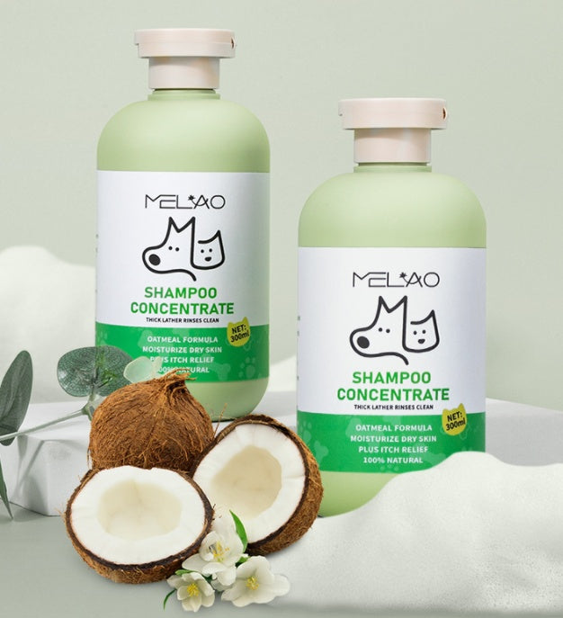 Shampooing Doux Bain d'Avoine pour Animaux de Compagnie