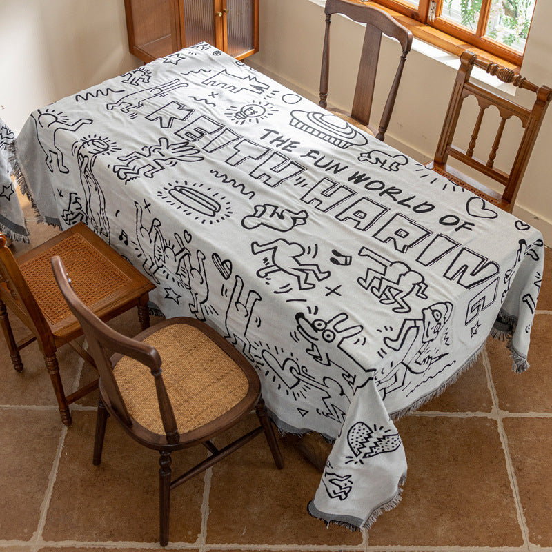 Bohemian Tablecloth Cotton Yarn Tassel