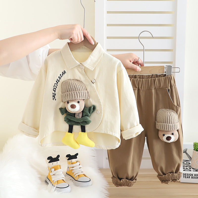 Baby Western Style Fashion Spring Clothing Suit