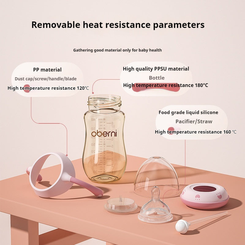 Feeding Bottle Anti-flatulence Drop-resistant Wide Caliber Three Purposes