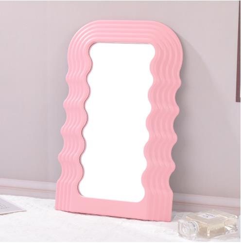 Medieval Memphis Wave Mirror Desktop Makeup Mirror