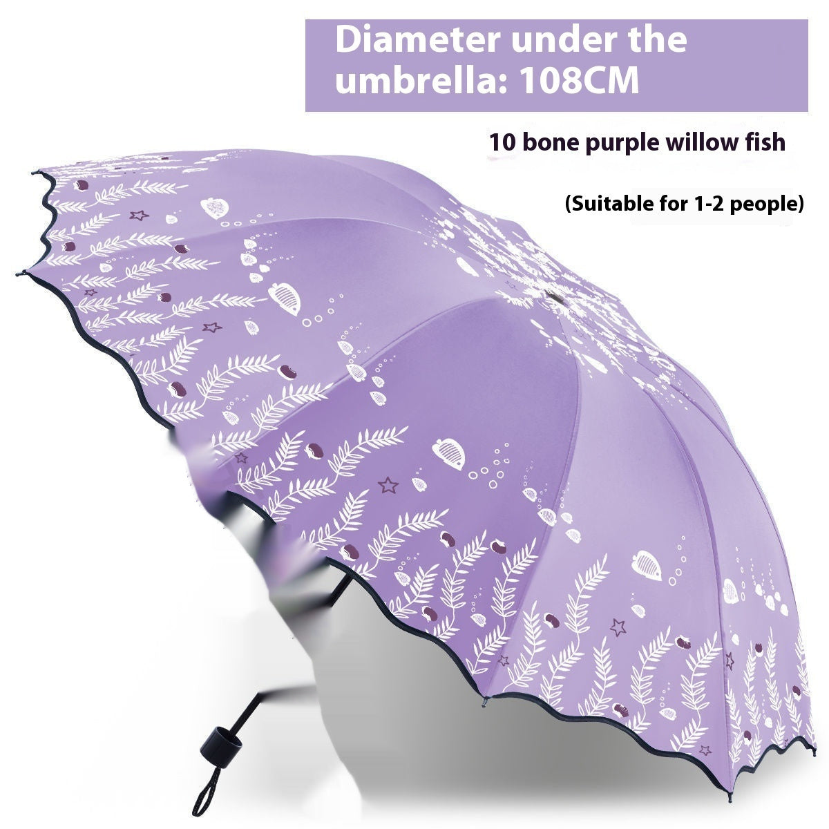Umbrella Large Double Dual-use Folding Ten-bone Reinforced Sun Umbrella