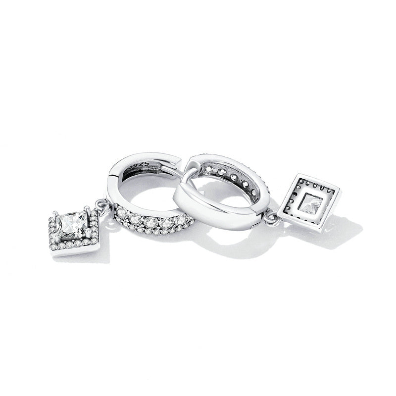 Exquises Boucles d'Oreilles Scintillantes en Zircon pour Femmes