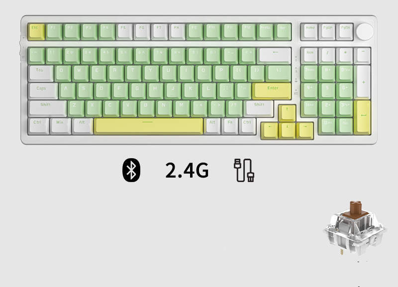 Three-mode Mechanical Keyboard Wireless Customization