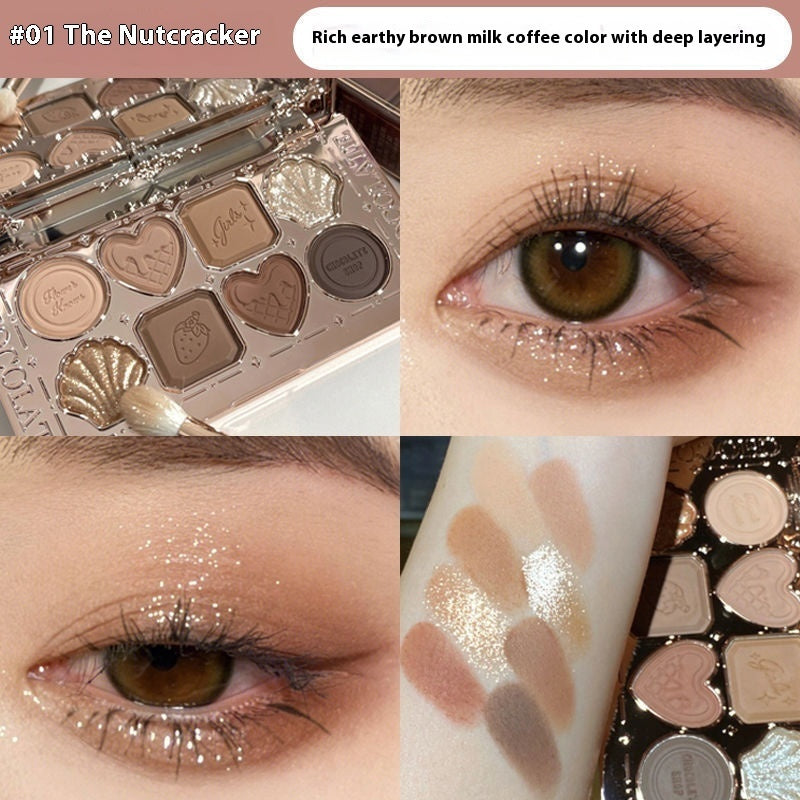 Flower Know Eye Shadow Pure Desire Style Plain Face Highlight Contour Compact
