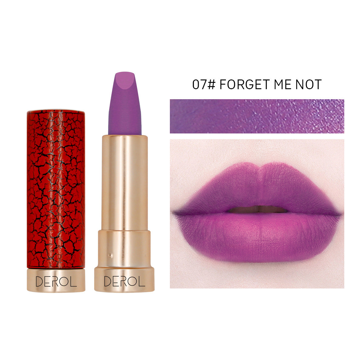 Rouge à Lèvres Mat Velouté Maquillage Imperméable et Hydratant