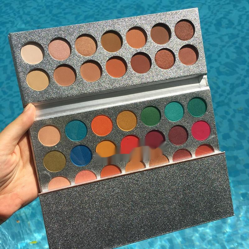 63 Colors High Gloss Matte Eyeshadow Sequins Eye Shadow Plate