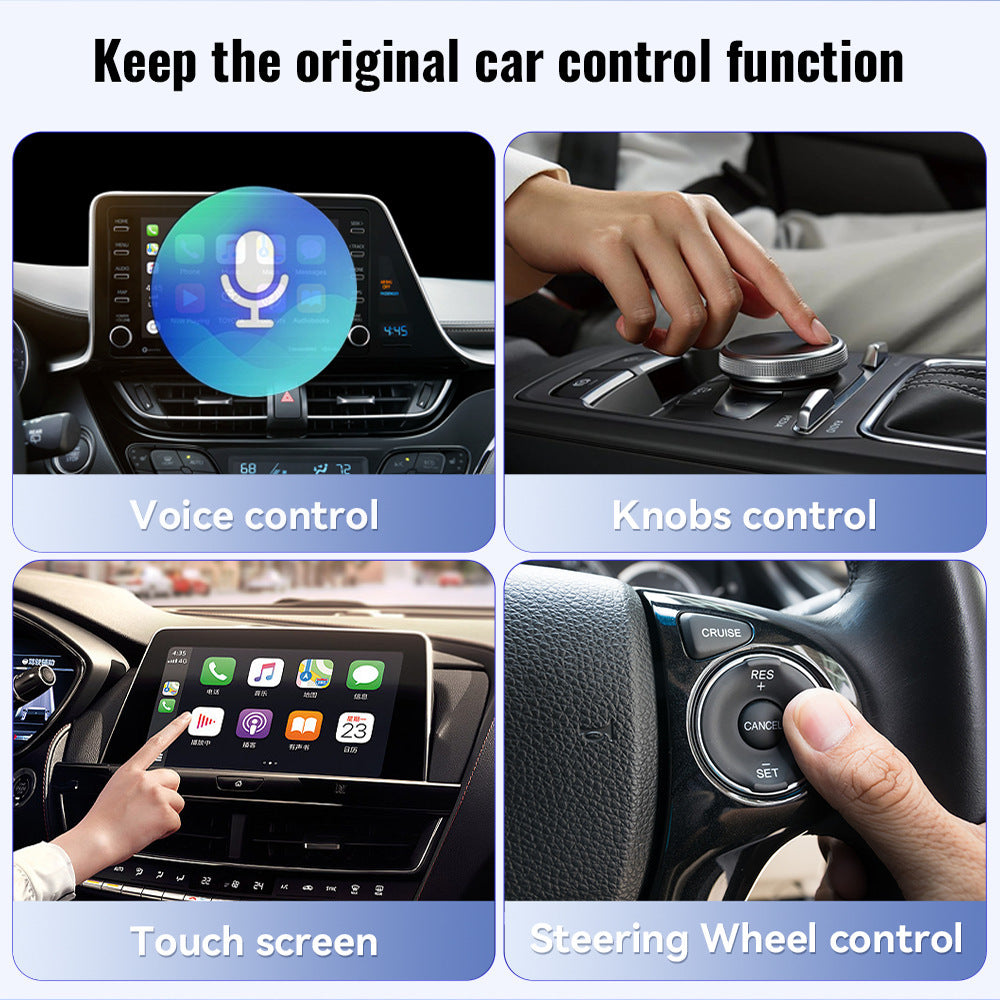 Mini interface USB sans fil 2-en-1 Carplay