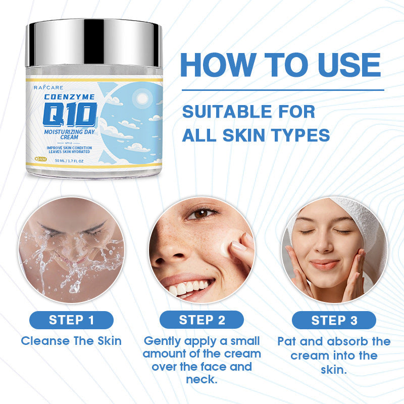 Crème Q10 Hydratante Réparatrice Éclaircissante pour la Peau