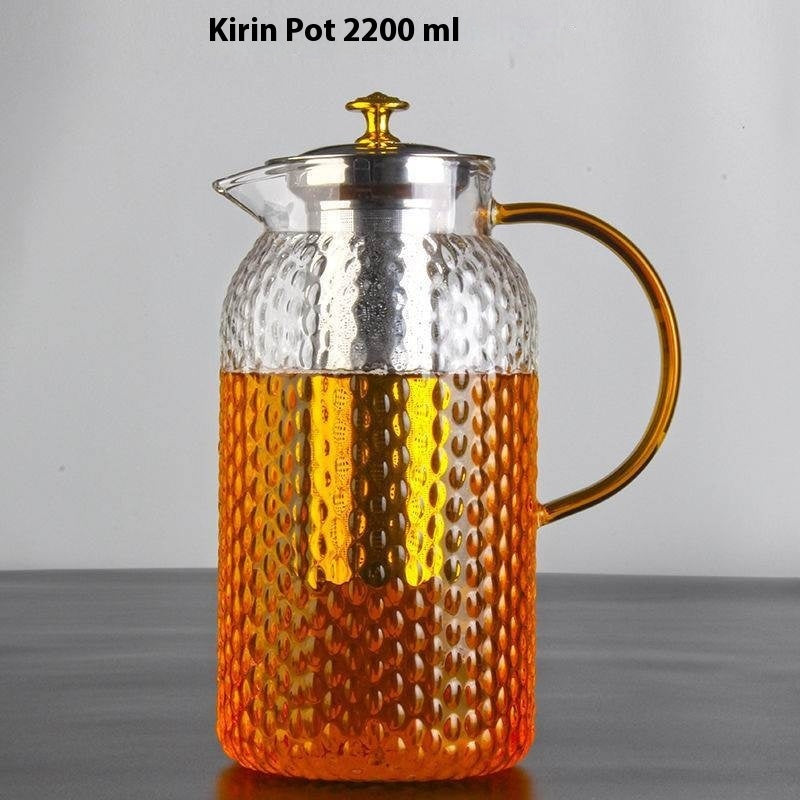 Household Heat-resistant Thick Glass Teapot Set