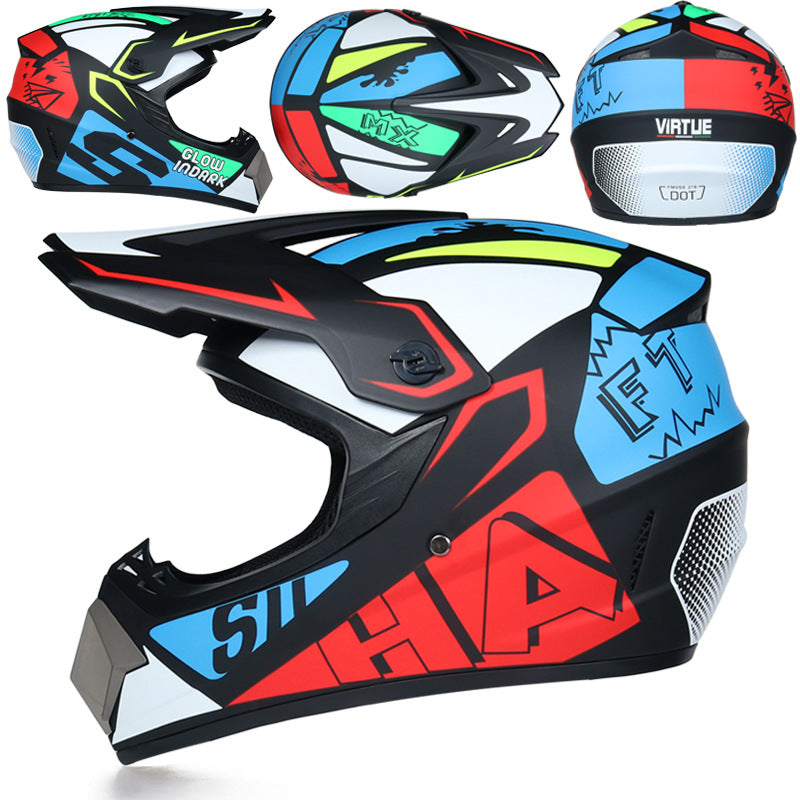 Casque Tout-Terrain Moto Petit Casque Tout-Terrain